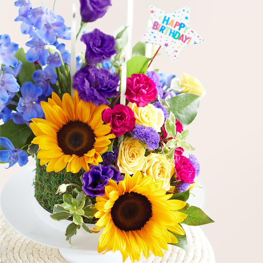 Star of the Day Floral Cake – WENDT'S POTS AND POSIES, Dunlap IA