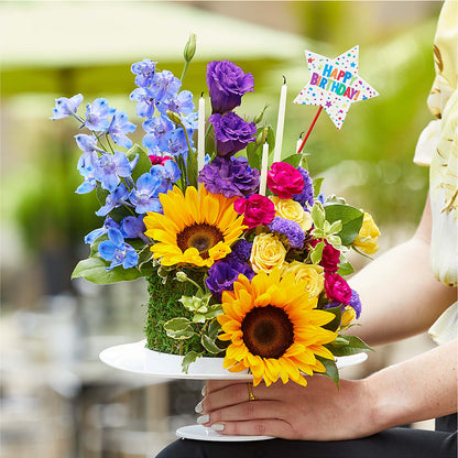 Star of the Day Floral Cake – WENDT'S POTS AND POSIES, Dunlap IA