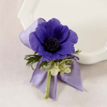 Purple Passion Boutonniere – WENDT'S POTS AND POSIES, Dunlap IA
